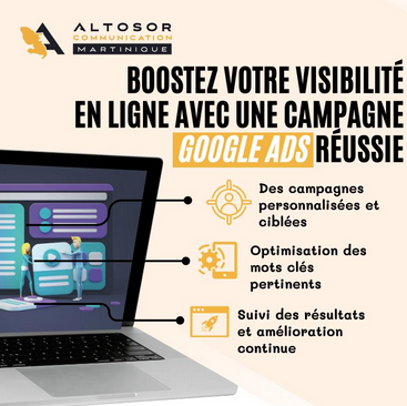 Agence marketing altosor communication martinique campagne google ads