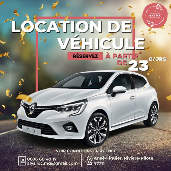 Alysloc location voiture visiter martinique contact 1