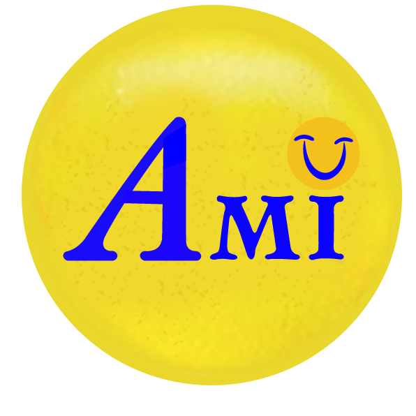 Ami logo fond clair bord arondi claire