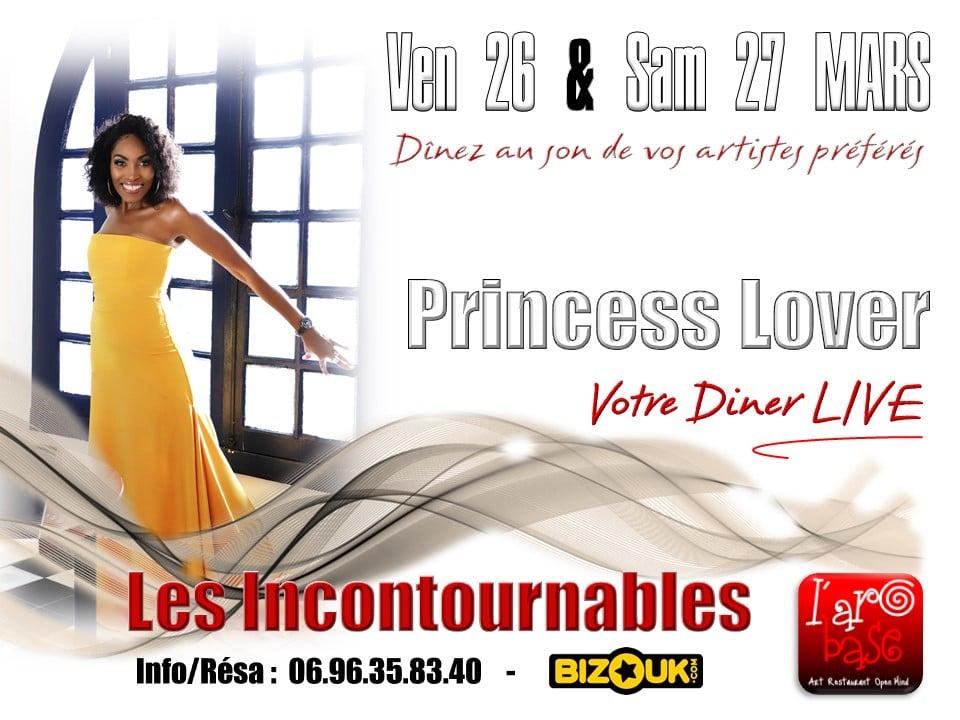 Arobase diner live princess lover 26 et 27 mars 2021