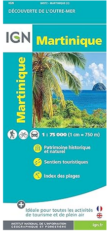 Carte ign martinique 2019