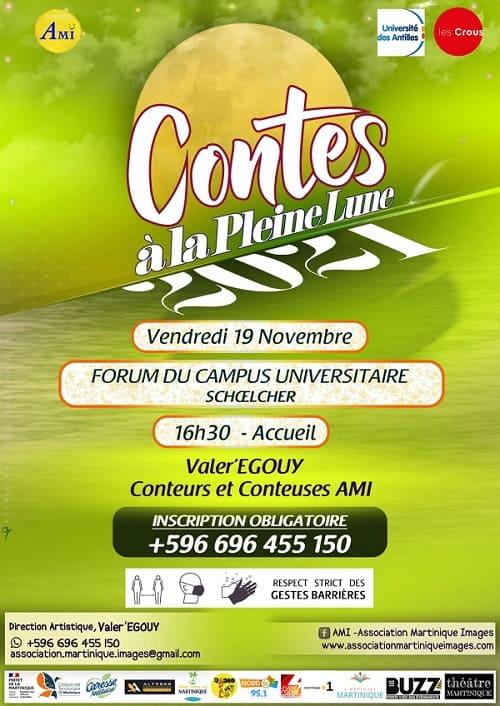 Contes a la pleine lune 19 novembre 2021 martinique ami 1