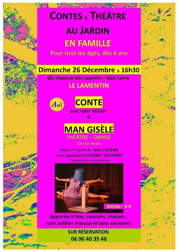 Contes et theatre au jardin 26 decembre 2021 le lamentin min