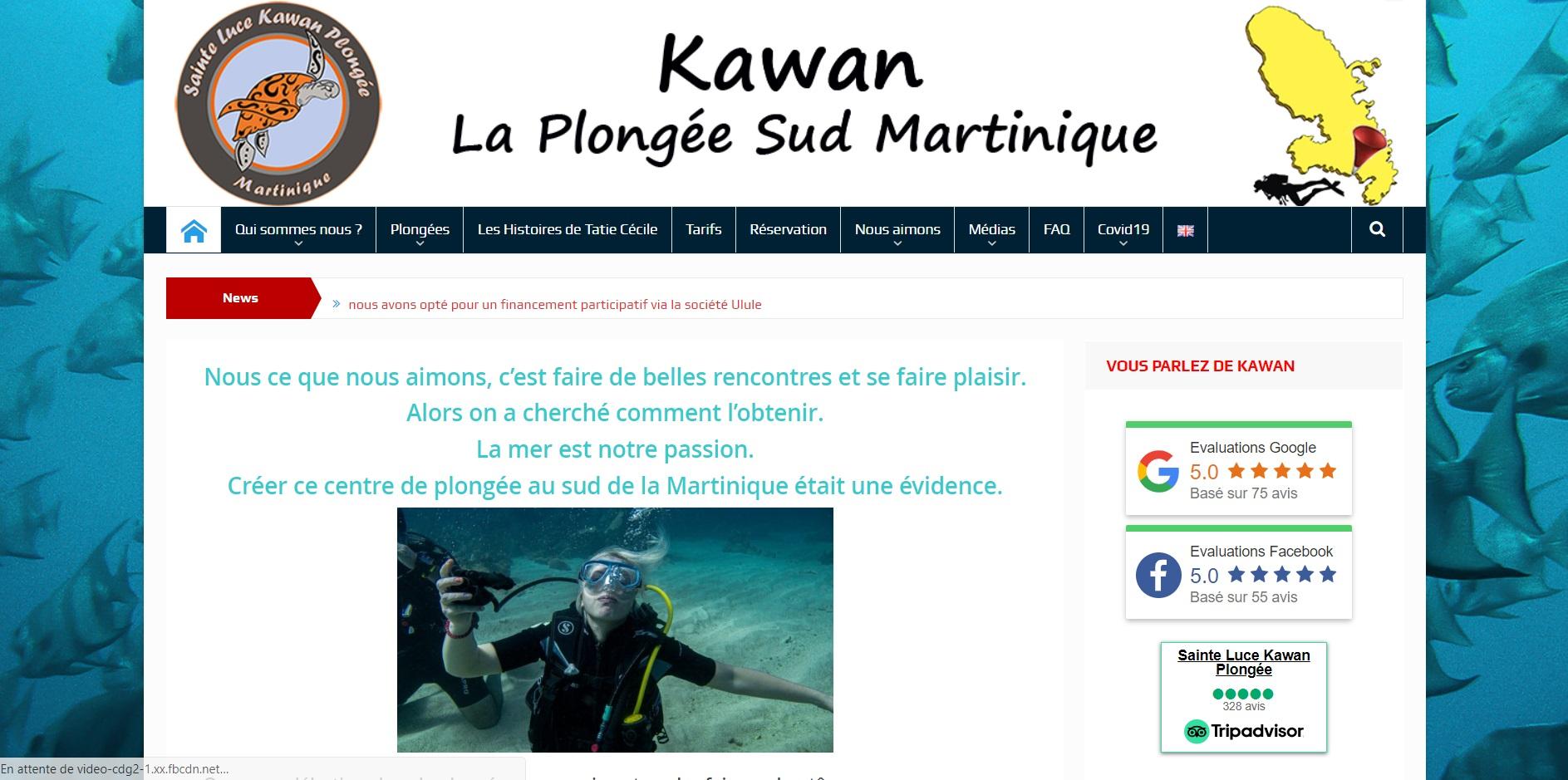 Kawan Plongée – Sainte Luce –Martinique