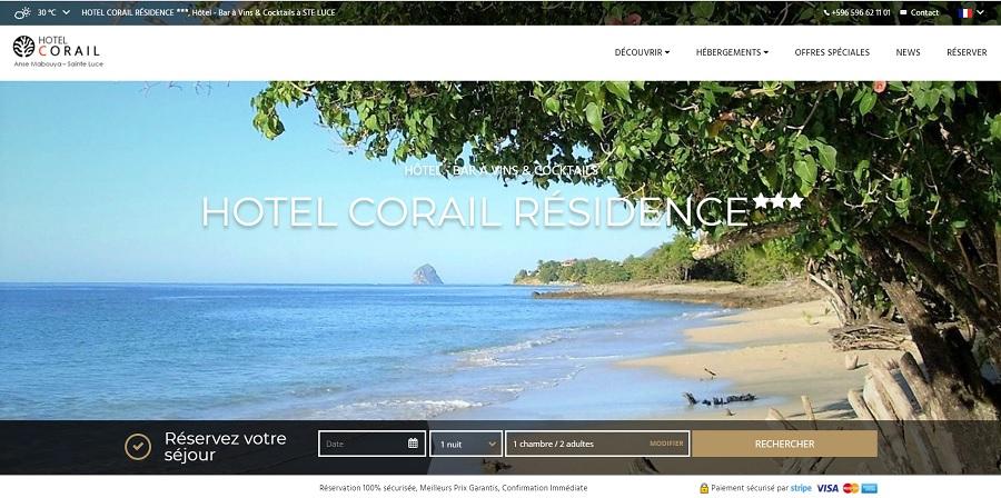 Hotel corail sainte luce