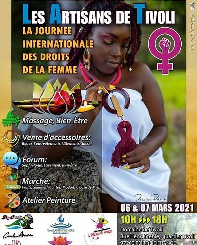 Journee internationale des droits de la femme artisans du tivoli 6 et 7 mars 1
