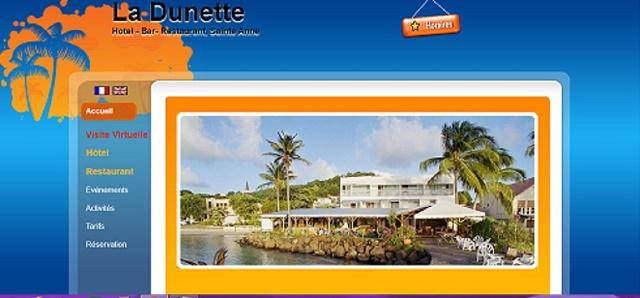 Restaurant La Dunette  à Sainte-Anne en Martinique