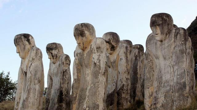 Martinique memorial anse canete sculpture