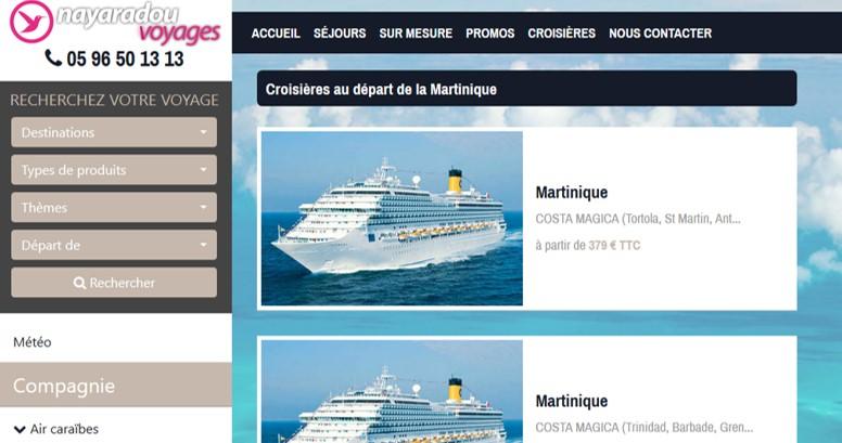 Nayaradou Voyages - Agence de voyage Martinique - Fort-de-France