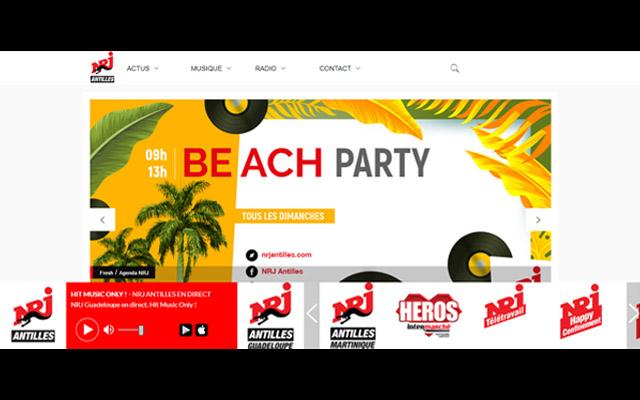 Nrj Antilles hit music only Martinique Guadeloupe