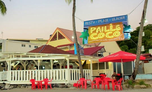 Restaurant Paille Coco à Sainte-Anne en Martinique