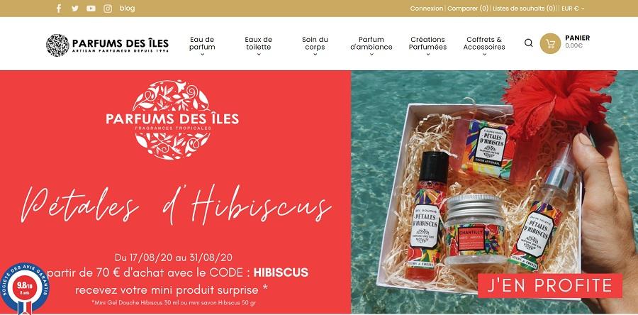 Parfums des iles sainte luce