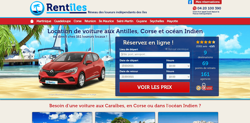 Rentiles martinique location voiture 1