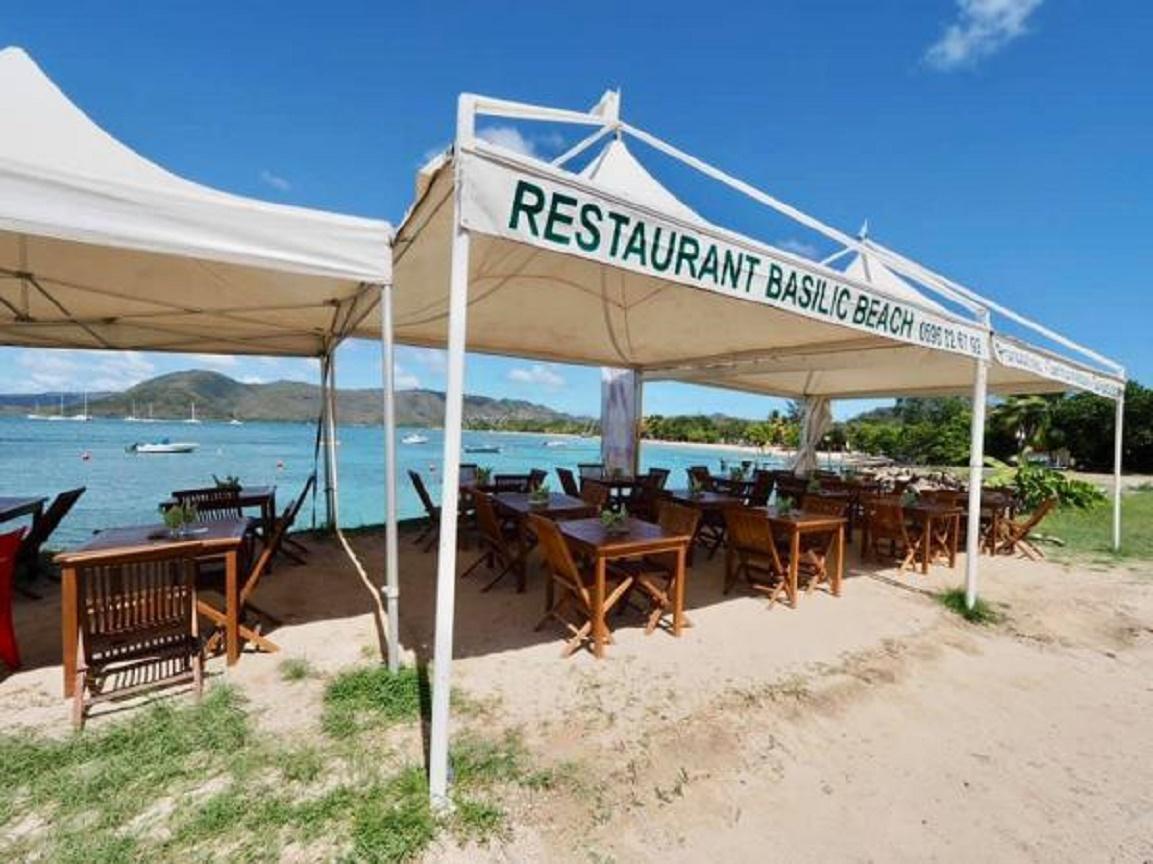 Restaurant Basilic Beach à Sainte-Anne en Martinique