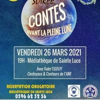 Soiree contes avant la pleine lune 26 mars 2021 sainte luce