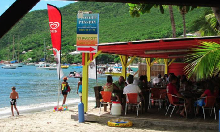 Ti Payot, bar-restaurant aux Anses d'Arlet à la Martinique