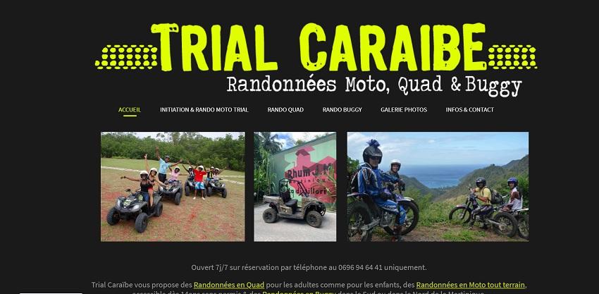 Trial caraibes activite terrestre martinique