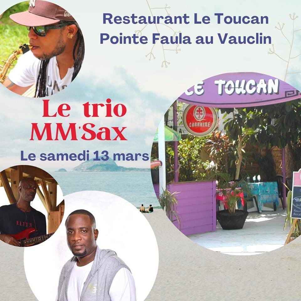 Trio mmsax restaurant toucan martinique 13 mars 2021