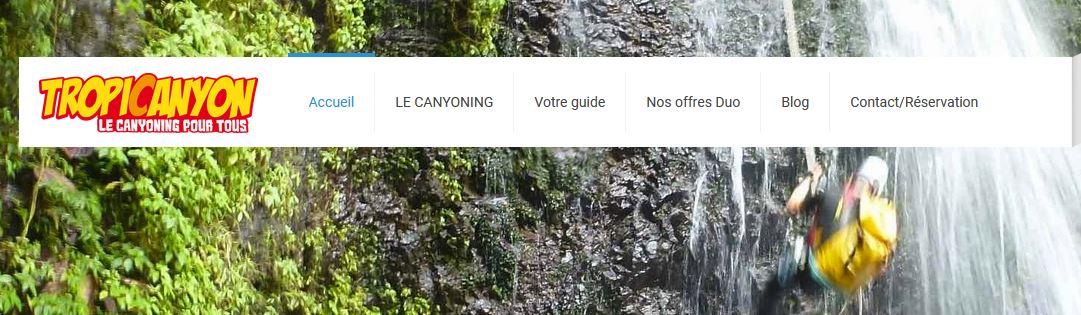 Tropicanyon martinique canyoning