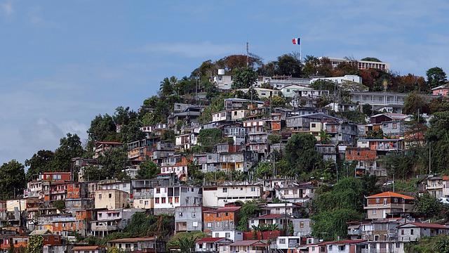 Ville de Fort-de-France - la plus grande ville de martinique